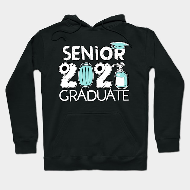 merch senior 2021 graduate Hoodie by BishBowler